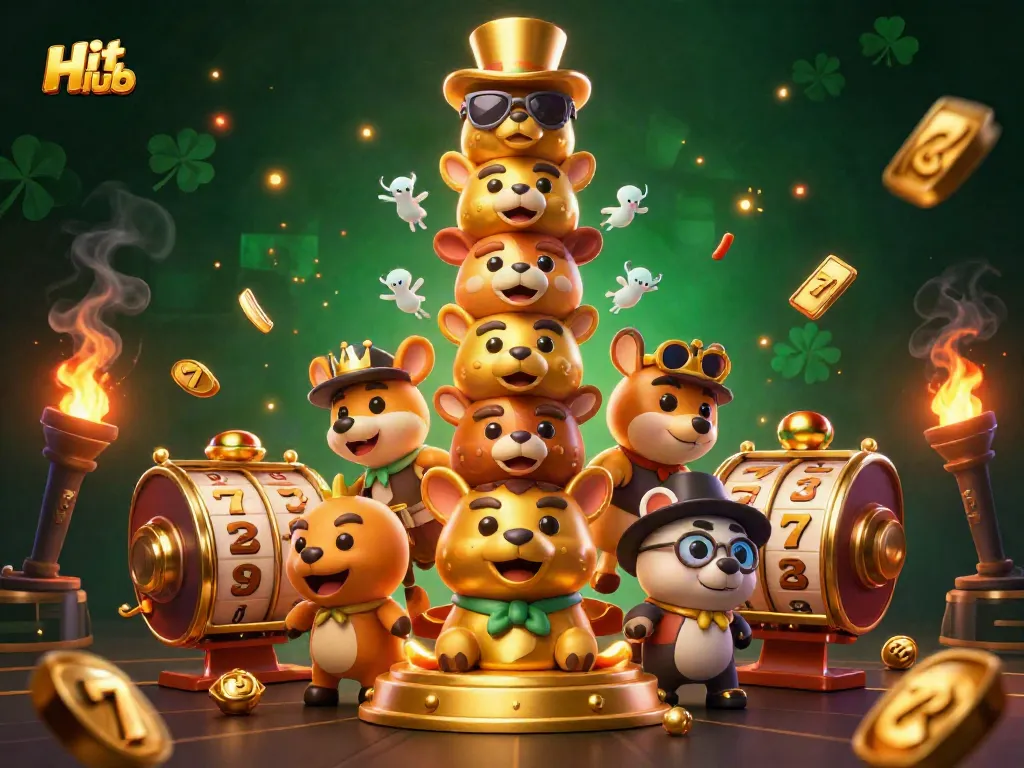 Engage with the thrilling experience at Hit club with vibrant slot game visuals and dynamic elements.